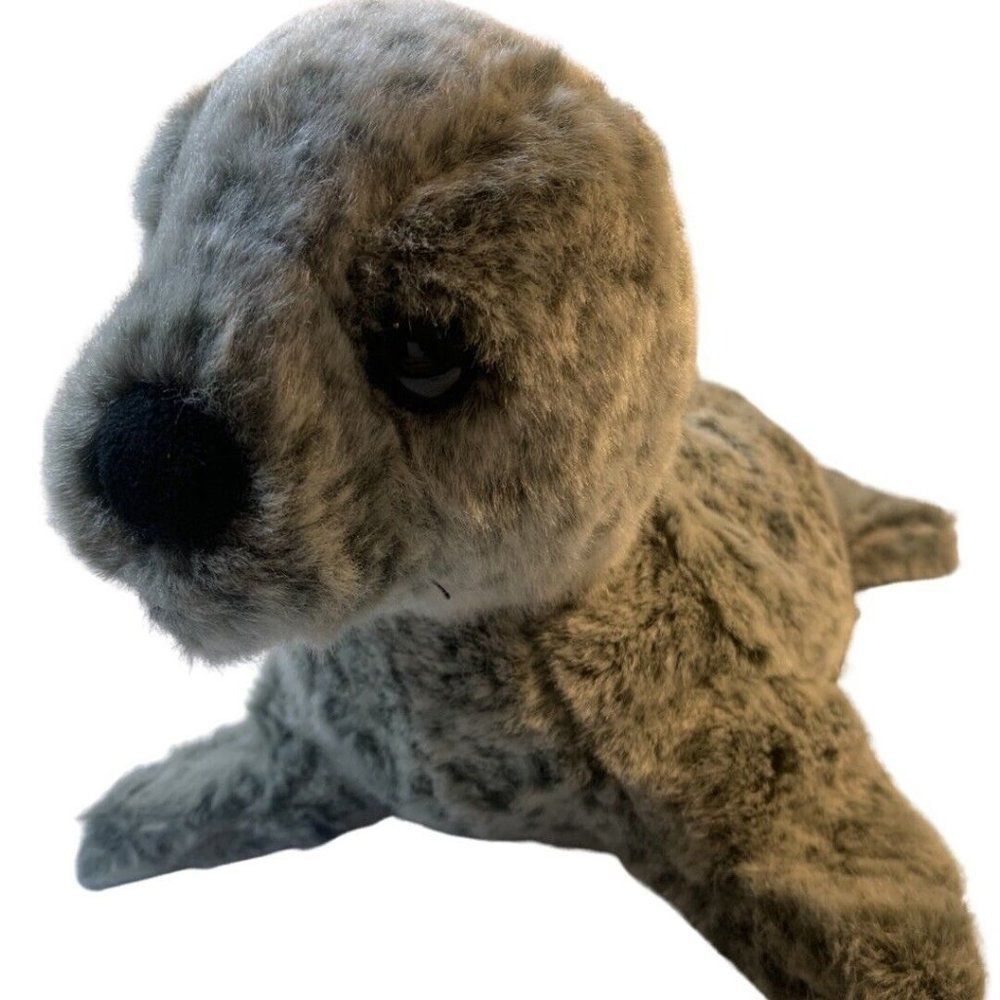 Adventure Planet Gray Spotted Sea Lion Plush Otter Stuffed Animal Doll 13"
